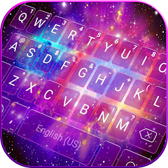 Galaxy Starry Keyboard Backgro